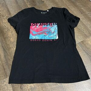 ⭐️5 for $25⭐️ Guess Black T-Shirt with Los Angeles Graphic